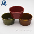 Groothandel veilige mooie cake keramische Ramekin